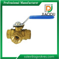 Top grade most popular 3way brass ball valve